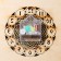 Carved watch "Rowal", D - 25 cm, plywood