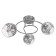 Elti chandelier 3he27 40W chrome 50x50x23 cm