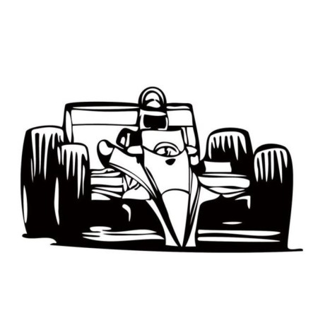 Stick plastic interior color "Racing Bolid" 34x58 cm