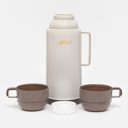 Thermos 1 l, with a glass flask, retains heat 12 hours-1