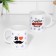Sublimation mug "The best dad. Love", with the application