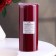 Candle - cylinder, 8x20 cm, 90 hours, 795 g, burgundy