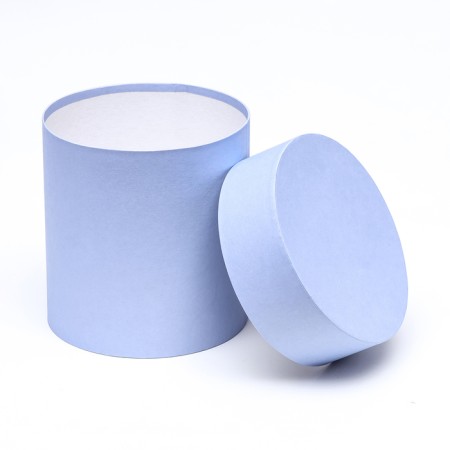 Set of round boxes 9 in 1 blue, 23x23 - 13-13 cm-4