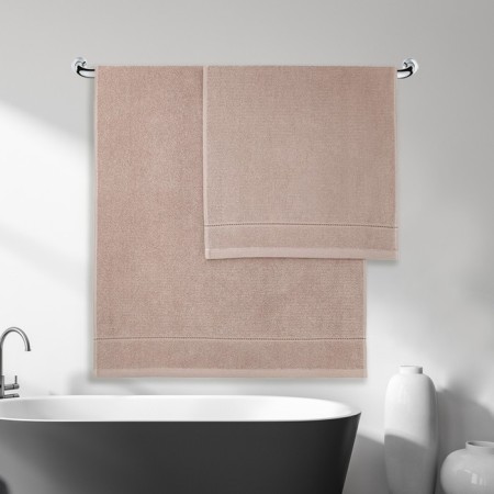 A set of towels "Bookle", size 50x80 cm - 2 pcs, 70x130 cm - 2 pcs, beige color-5