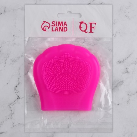 Washing brush, silicone, 8 × 8 cm, color mix-5