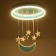 Lunar Light Chandelier LED 58W blue 50x50x60 cm Bayerlux