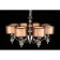 Suspended chandelier Floret E14 320W