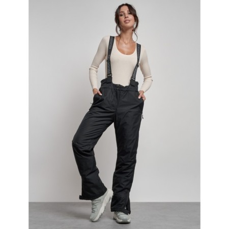 Semi -combinezone ski insulated female winter, size 48, black color