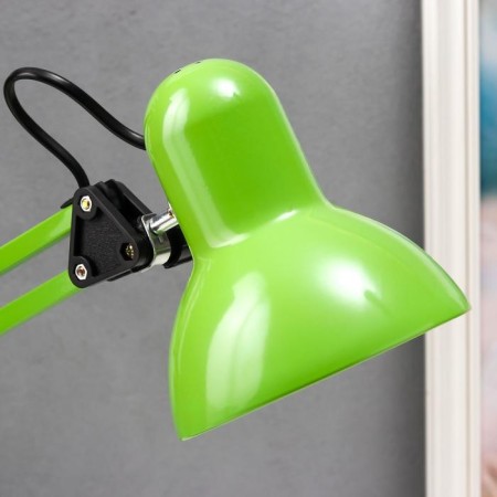 Desktop lamp E27, h = 55 cm, hinge, on a stand (220V) Green Risalux-3