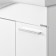 Tumbing under the sink Aquaton indie, 80 cm, white color