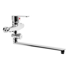 Bath mixer Zein Z3380, 35 mm cartridge, with shower set, watering can 4 modes, chrome