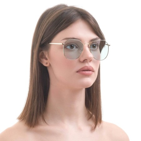 Sunglasses "OneSun", pipe 13 cm, width 13 cm, lens 4.5 x 5 cm, turquoise