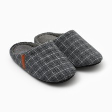 Women's slippers, size 36-37, gray color