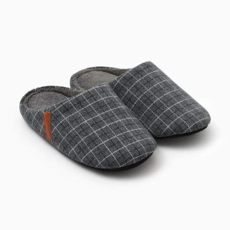 Women's slippers, size 36-37, gray color