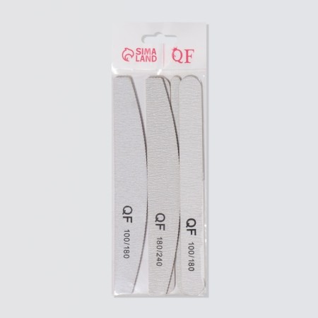 Steal File, Assorty set 5 pcs, 18 cm, gray color-4