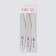 Steal File, Assorty set 5 pcs, 18 cm, gray color