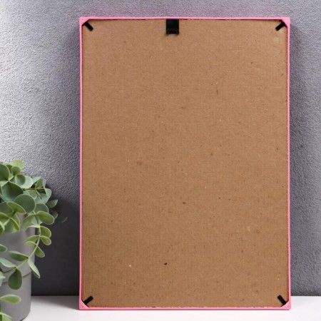 Photo frame plastic L-4 21x30 cm pink (plastic screen)-2