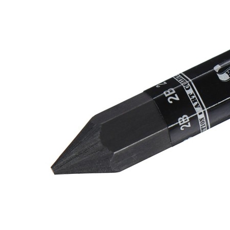 Whole pencil 10.5 mm Koh-I-Noor 8971 2B, thickened, l = 115 mm-1