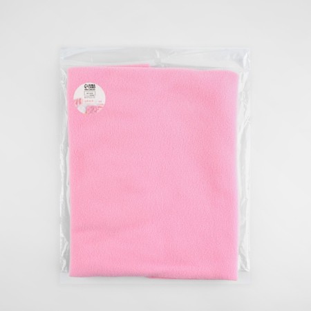 Flice flap, one-sided, 50 × 50 cm, 190 g/m, light pink color No. 3a-6