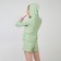 Women's costume (sweatshirt and shorts), peppermint color, rn 50
