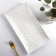 Ceramic serving "airiness", 35.5 × 19.5 cm, white color