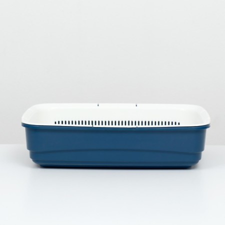The tray is large with the Atlantis “Standard” net, 42 x 31 x 10 cm, blue,-1