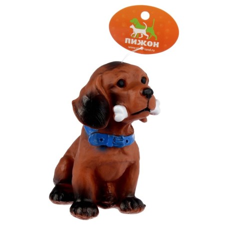 Big Toy Bolshaya "Dog with Bone" for dogs, 15 cm-5