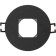 Light-K Buildiv, Artin, circle 87x87x38mm mounting hole 75x75mm GU5.3 Al Black 51432 9