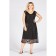 Female dress, size 56, black color