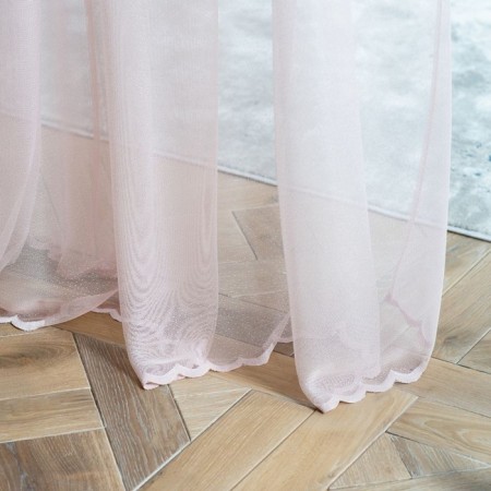Tulle "Estel", size 300x265 cm, pink color-2