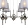 Suspension lamp 6x40W E14, size 70x70x100 cm