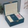 Casket to the leatherette for decorations the chest "Piece on sakura. Blue" Blue "26x20x13 cm
