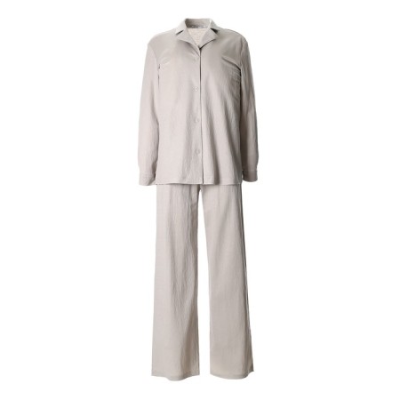 Комплект женский (рубашка, брюки, топ) KAFTAN "Base" р. 48, серый-10