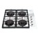 GEFEST GEFEST SG SVN 2230 K28, gas, 4 burners, white with a pattern