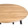 Wooden Abyilin Table Metal, Oak Votan/Black 90x90x76 cm