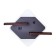 Sconces Ambrella Light Wall, 12W LED, 900LM, 3000-6400K, coffee color, matte
