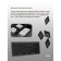Keyboard A4Tech FSTYLER FBX51C Gray USB wireless BT/Radio Slim Multimedia (FBX51C GR 103388