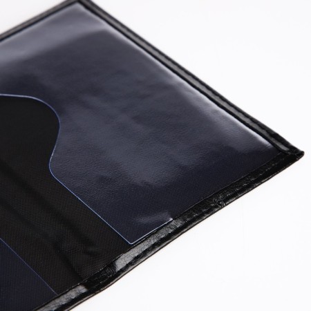 Cover for passport, black color-5