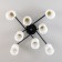 Ceiling chandelier Citilux "NILS" CL132185, 8x60W, E27, Black Color Black