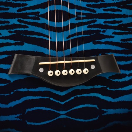 Акустическая гитара Music Life QD-H38Q-hw, синяя-3