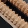 Massage "Drums", 4 rollers with spikes, wooden, 26 × 10 × 5 cm