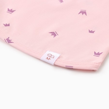 Kit (T-shirt and shorts) children's minku, pink color, height 74-80 cm-2