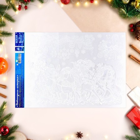 Set of stickers design "New Year's History" Plazol, 49.3x33.6cm-1