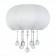 Sconces st. SL350.051.02. Preferita. 2x40 watts, E14, 30x22 cm, chromium color