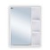 Bathroom mirror "Standard 55" Right, 70 cm x 55 cm x 12 cm