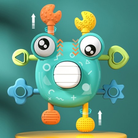 Developing, sensory toy "Krabik", color mix, crumb I-5