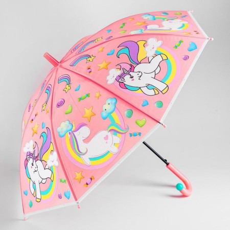 Children's umbrella "Unicorn" 80 × 80 × 65 cm, color mix-4