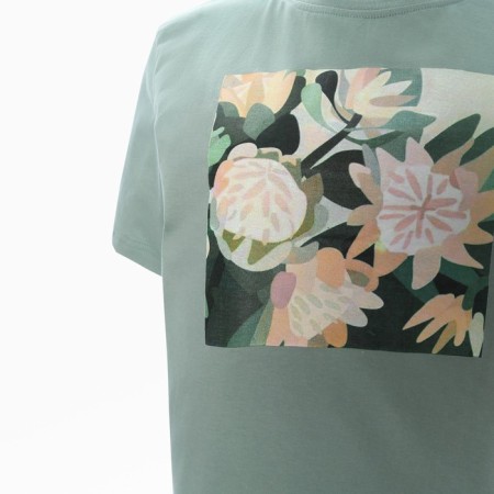 T -shirt female, olive color, size 48-6