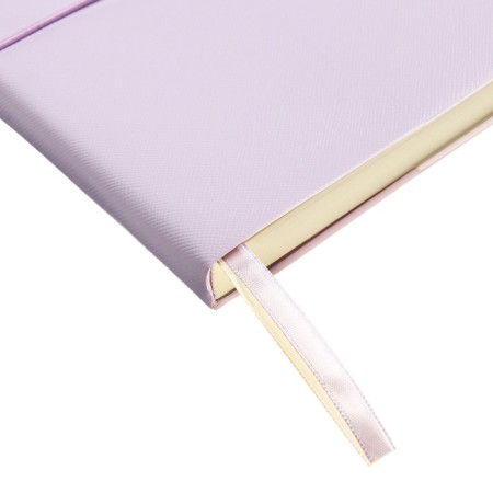 Diary of Leduced A5 136 DEVENTE sheets. Jane, soft pvc cover, elastic band, perforation, liesse, block 70, lilac-4