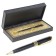Gift handle, ball "respect" in the leatherette case, black-golden